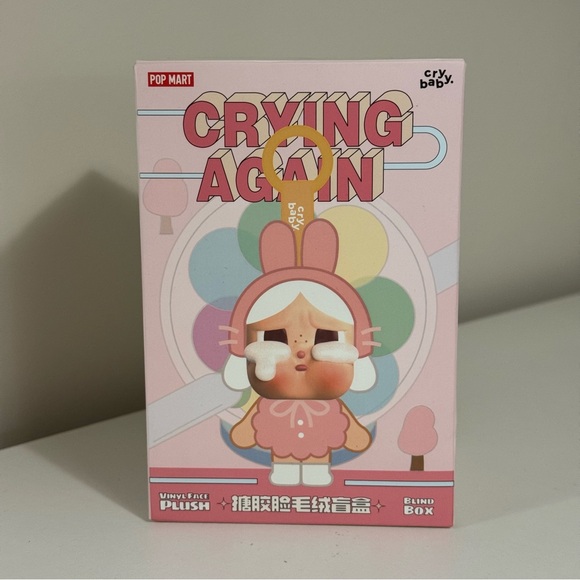 POP MART Other - Pop Mart Crying Again Vinyl Face Plush